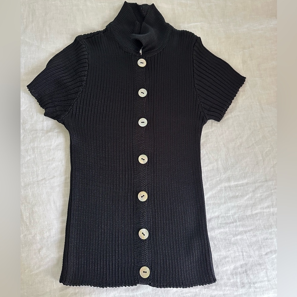 Calle Del Mar Short Sleeve Cardigan - Size Small - Picture 2 of 6